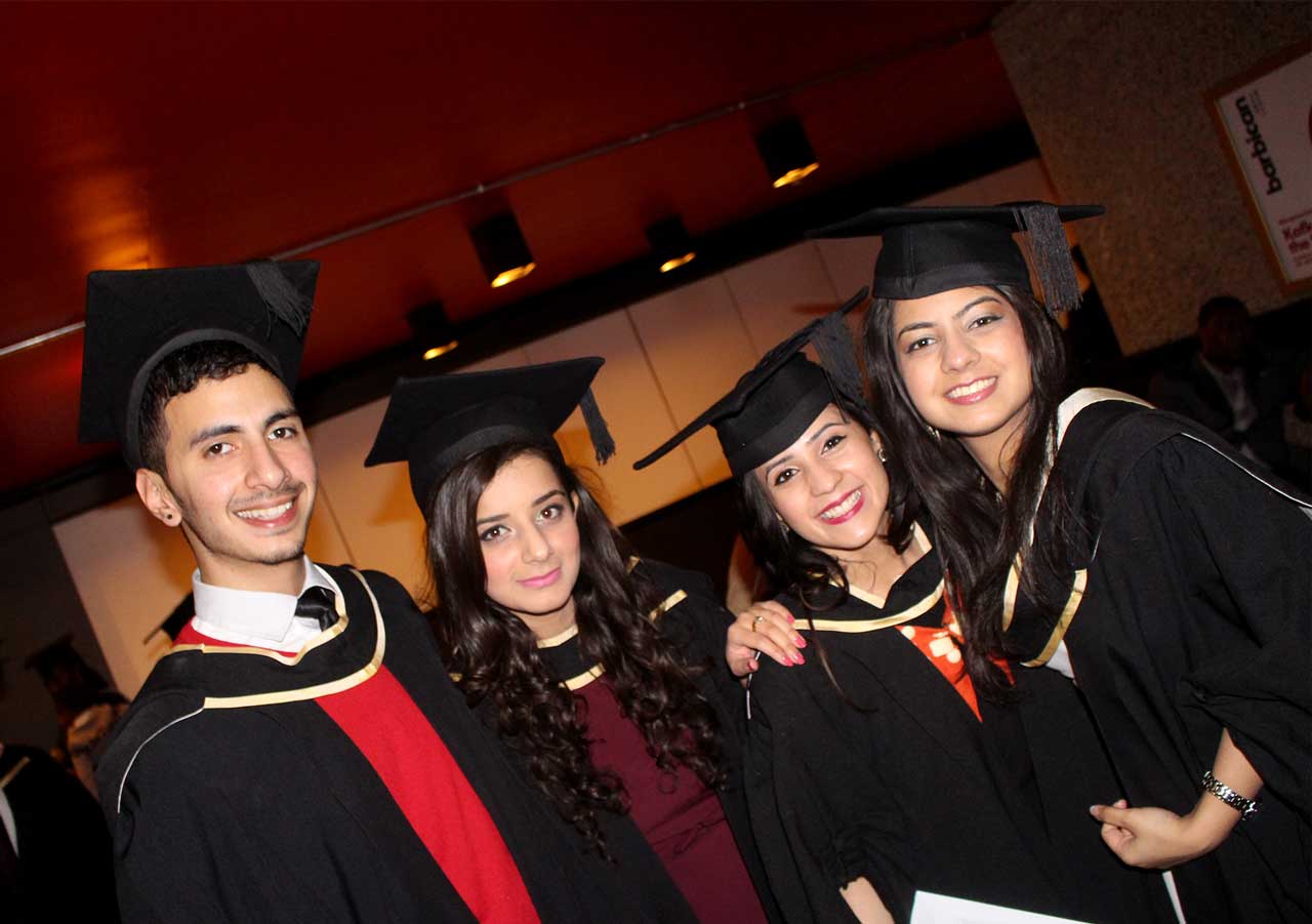 Picture of UCI Alumni at University of London Graduation